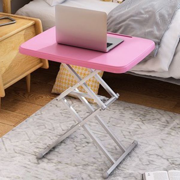 Rectangular Contemporary Standing Desk Converter Plastic Adjustable Folding Table