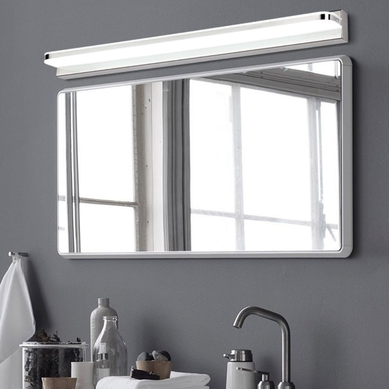 Linear Vanity Light Modern Metal Single Light LED Bathroom Mirror Headlight