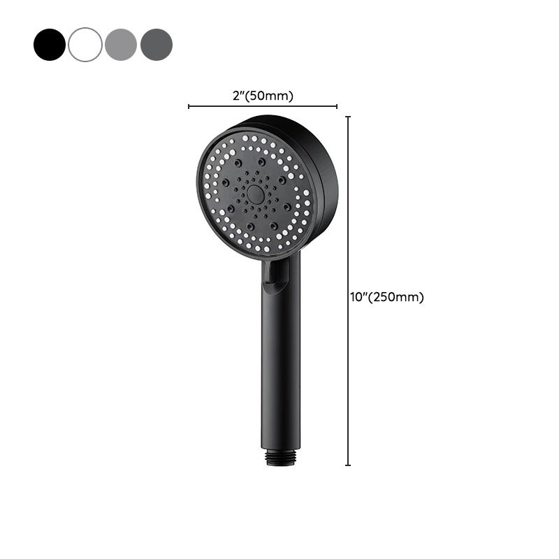 Standard Plastic Shower Head Self-Cleaning Round Handheld Shower Heads