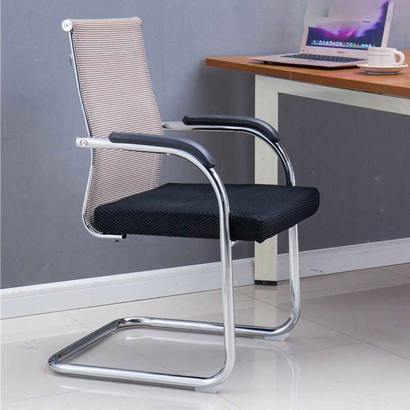 Modern Black Metal Conference Chair with Mid Back and Hight Back Home Office Chair