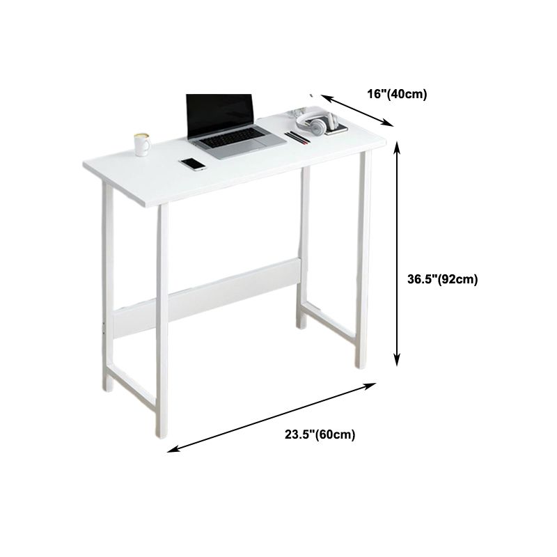 Contemporary Home Writing Desk Rectangular Wooden Credenza Desk