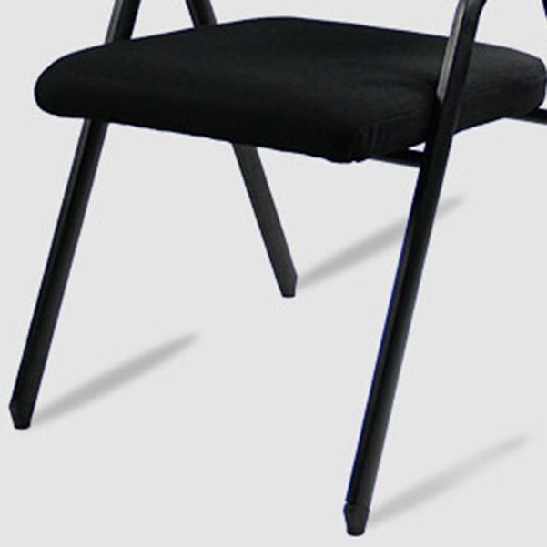 Ergonomic Fixed Arms Conference Chair Black Frame and Seat Chair