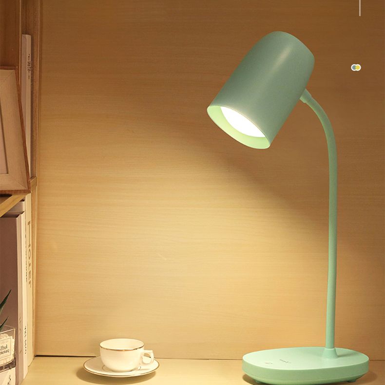 Minimalism Macaroon LED Table Lamp USB Charging Dimmable ABS Nightstand Light for Bedroom