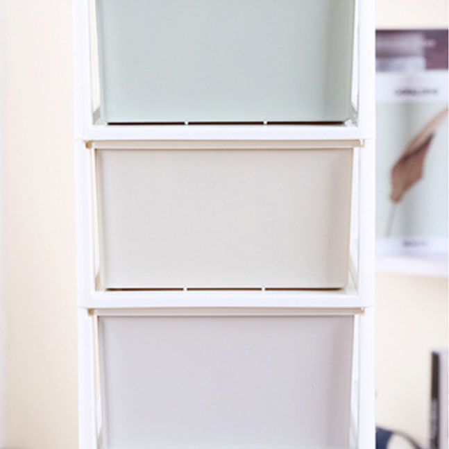 Filing Cabinet Plastic Lateral Color Panel File Cabinet with Drawers for Home Office