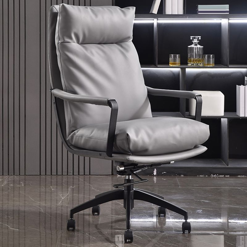 Modern Fixed Arms Office Chair No Distressing Ergonomic Chair