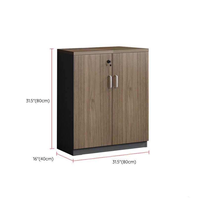 Medieval Modern Filing Cabinet Wooden Frame Storage Lateral File Cabinet