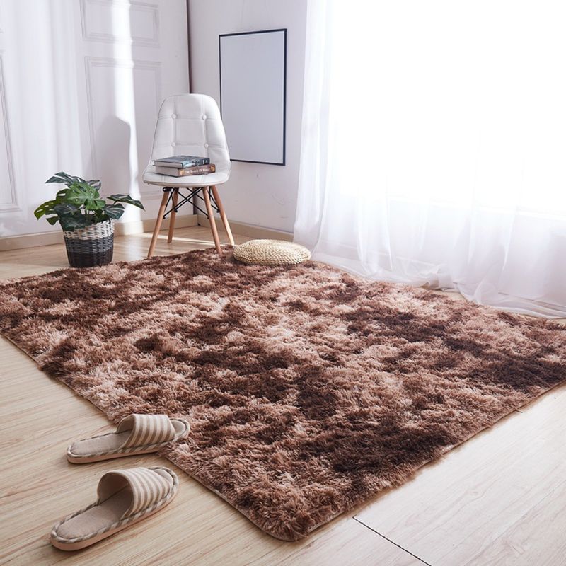 Tapis nature relaxant un tapis ordinaire de couleur scandinave multicolore du tapis moelleux du tapis moelleux moelleux du tapis antidérapant pour la maison