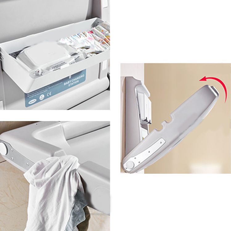 White Changing Table Modern Changing Pad Folding Changing Table