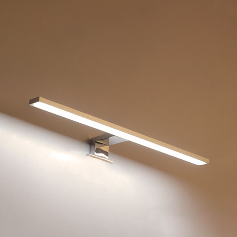 Sliver lineaire spiegel verlichtingsarmatuur minimalistische LED metalen wandverlichtingstijl