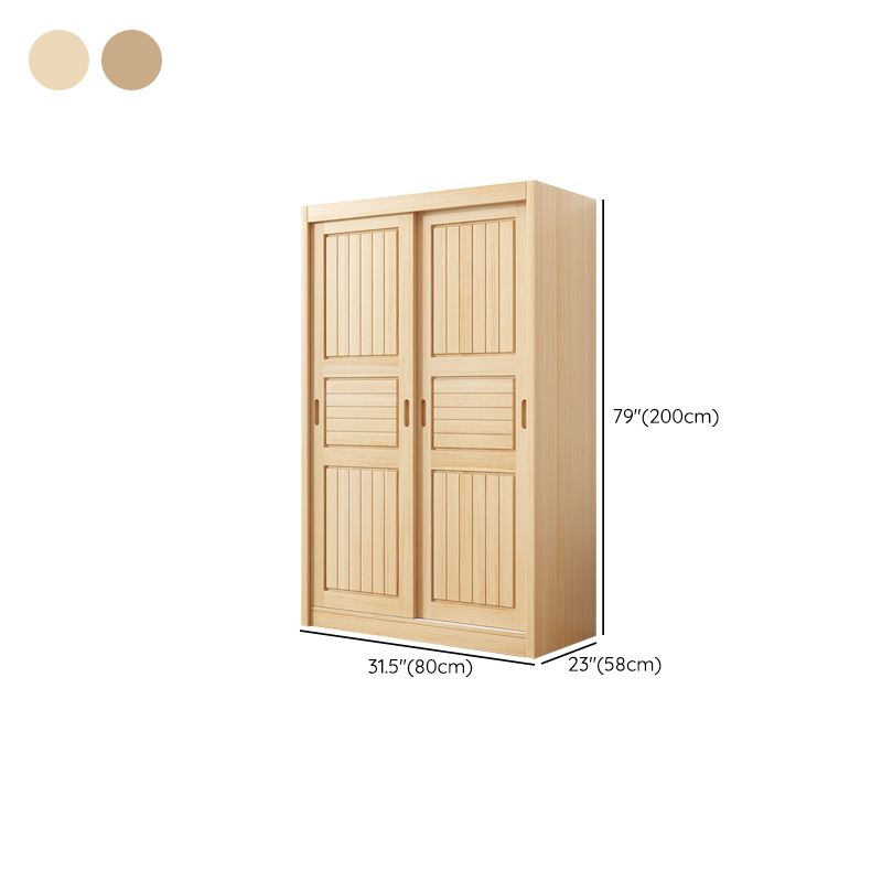 Modern Style Wardrobe Armoire Wood Wardrobe Cabinet With Doors