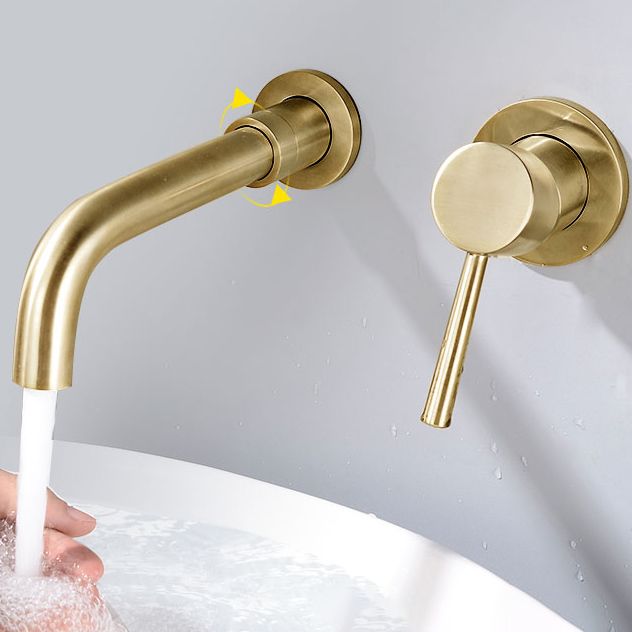 Wall Mounted Bronze Tub Filler Double Handles Bathtub Spout Tub Faucet Trim