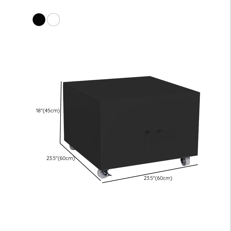 Minimalist Plain File Cabinet Castors Filing Cabinet for Home Office