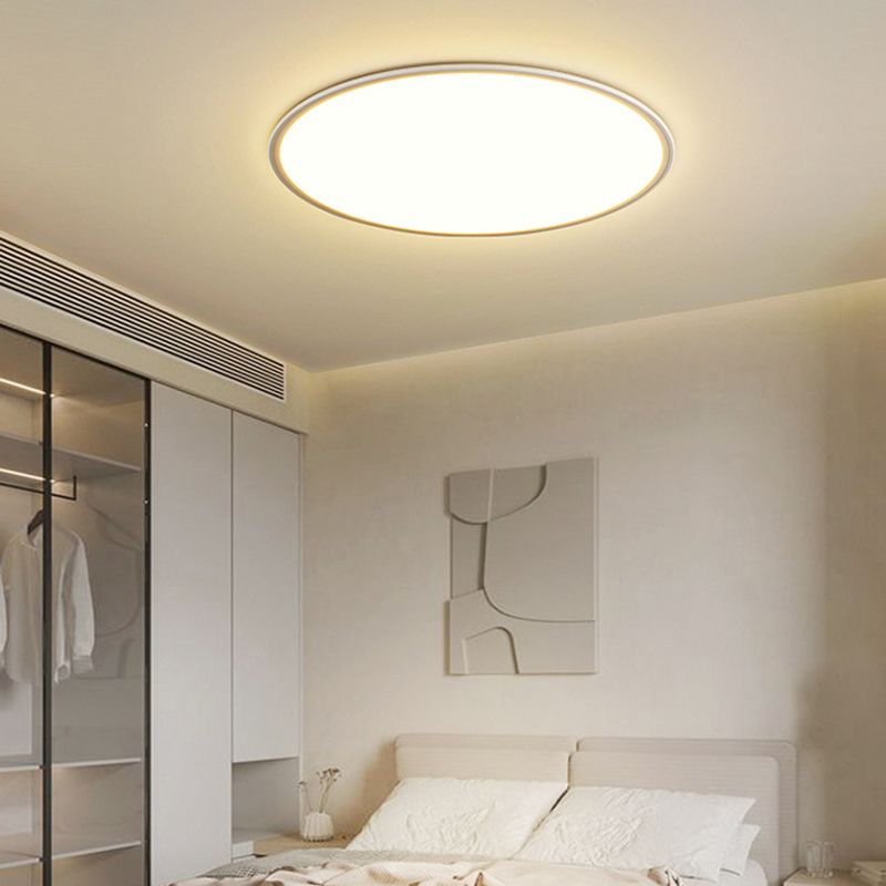 Metal Flush Mount Geometric Light Simplicity Flush Lights for Bedroom