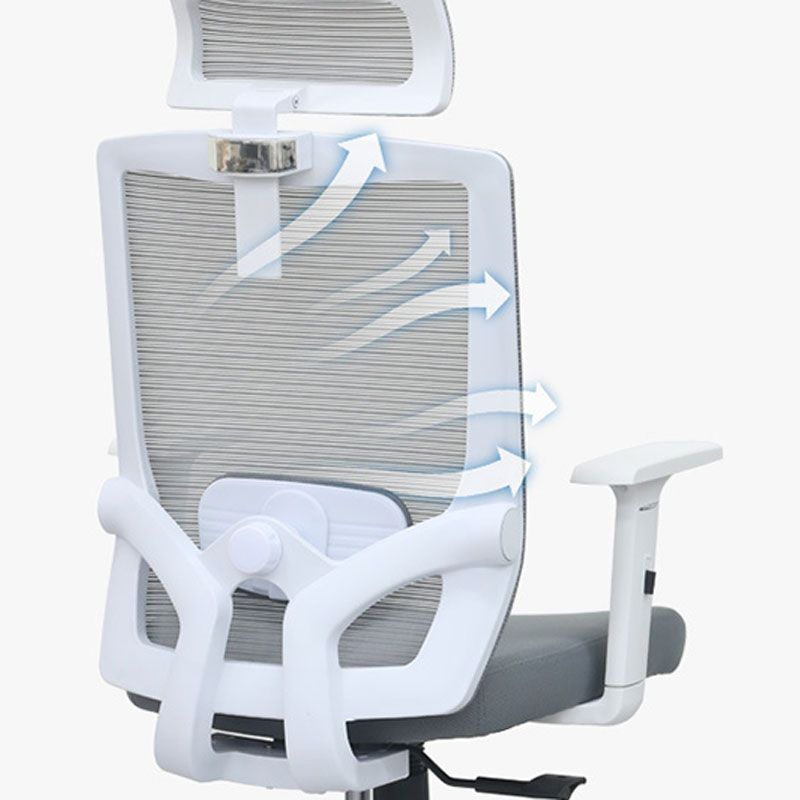 Fixed Arms Desk Chair High-back Ergonomic Office Chair Mesh Desk Chair