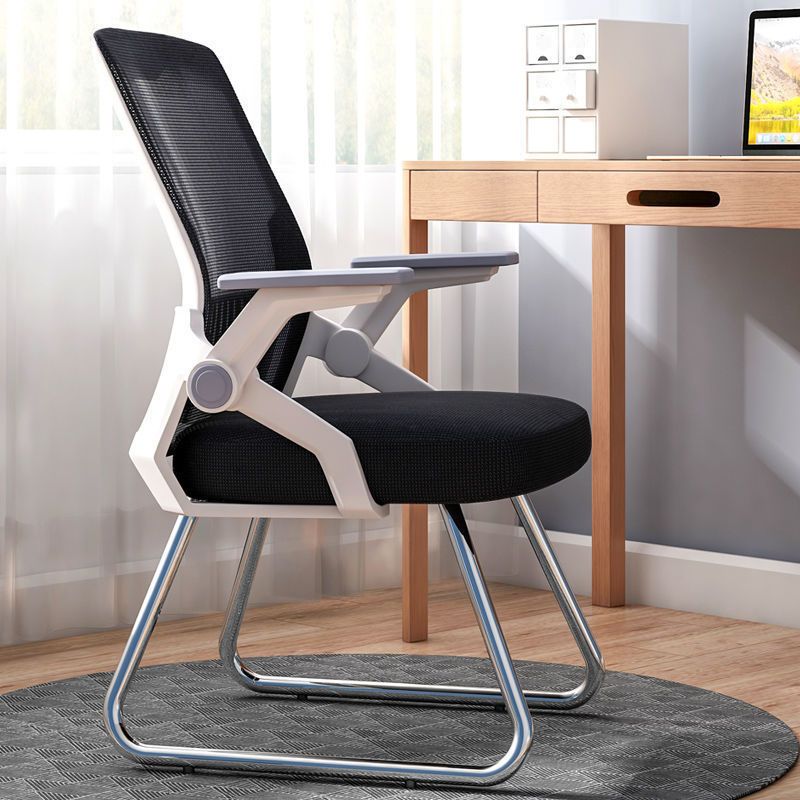 Ergonomic Mid Back Desk Chair Adjustable Arms Office Chair for Home Office