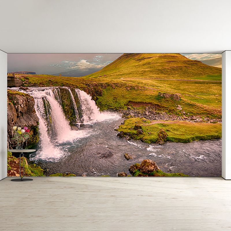 Decorative Wallpaper Mountain Photography Living Room Mural Wallpaper