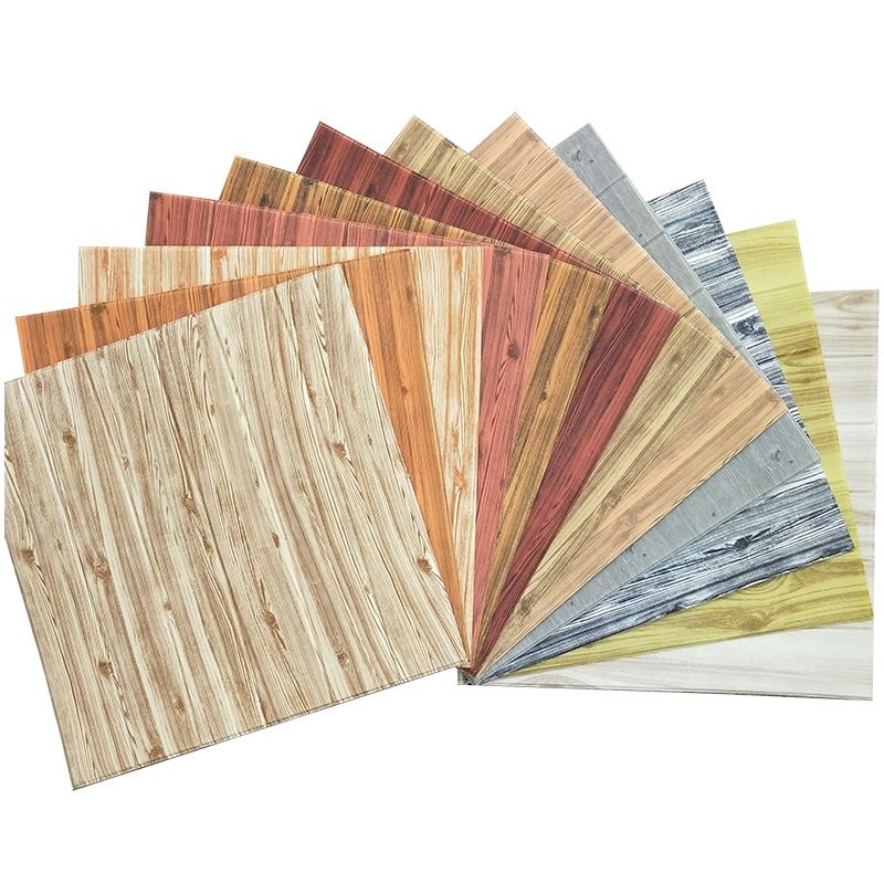 Modern Tin Backsplash Paneling Smooth Wall Ceiling Wood Board Set of 6