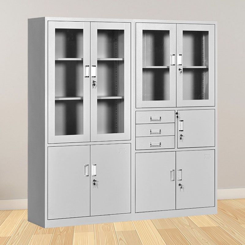 Traditional File Cabinet Steel Locking Drawers and Storage Cabinet