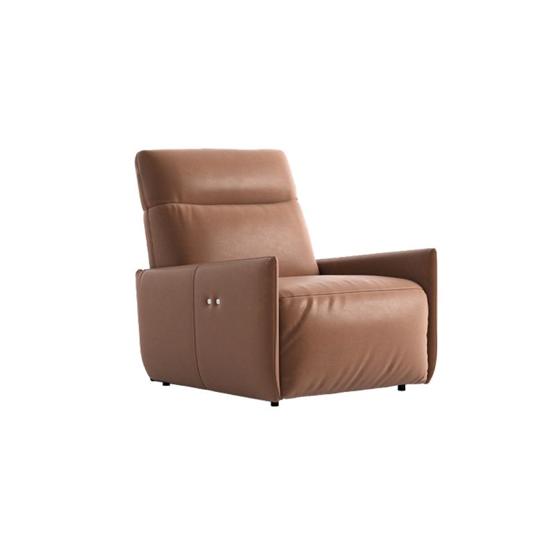 Solid Color Recliner Chair Metal Fram Swivel Rocker Standard Recliner