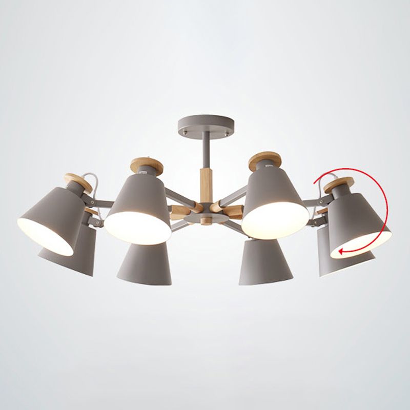 Modern Sputnik Design Flush Mount Ceiling Light Fixtures Metal Flush Mount Ceiling Light for Bedroom and Dining Room