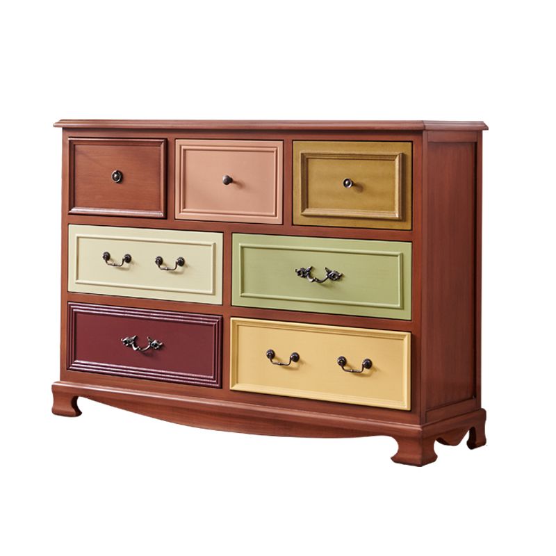 Multi Drawers Classical Storage Chest Wooden Storage Chest for Bedroom