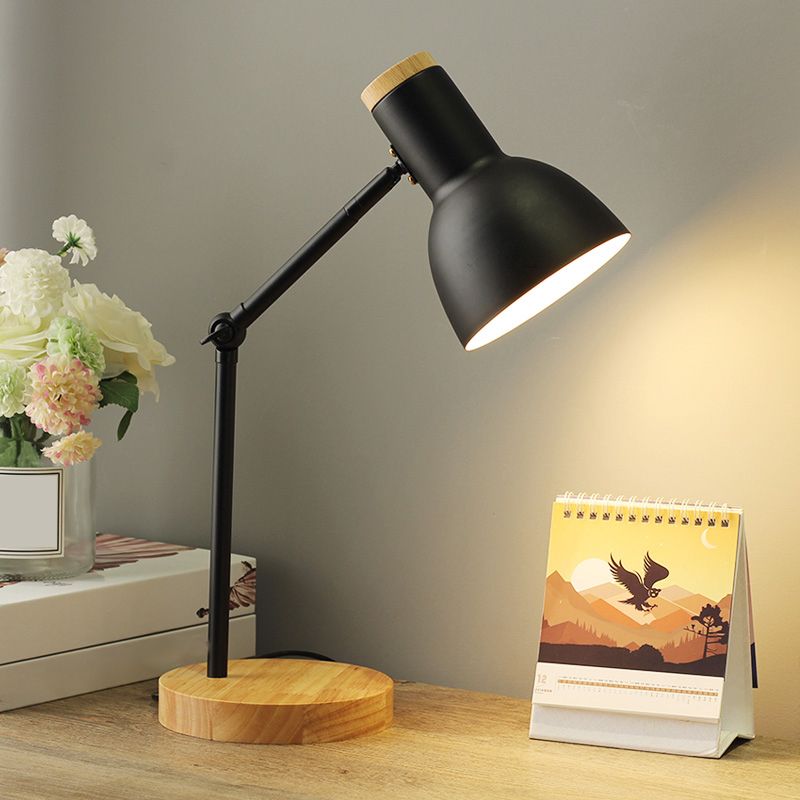 Contemporary Style Bell Shape Table Lamp Metal 1-Light Table Light