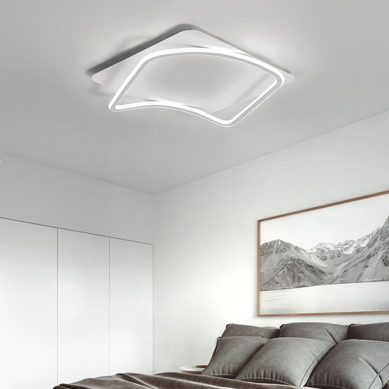 Modernism LED White Ceiling Light Flush Mount Lighting for Kitchen Home