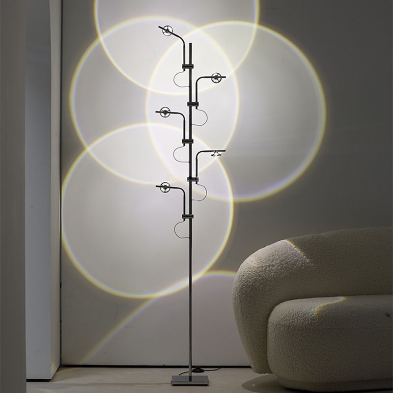 Nordic Tree Shape Floor Lamp Metal Multi Light LED Floor Light for Living Room