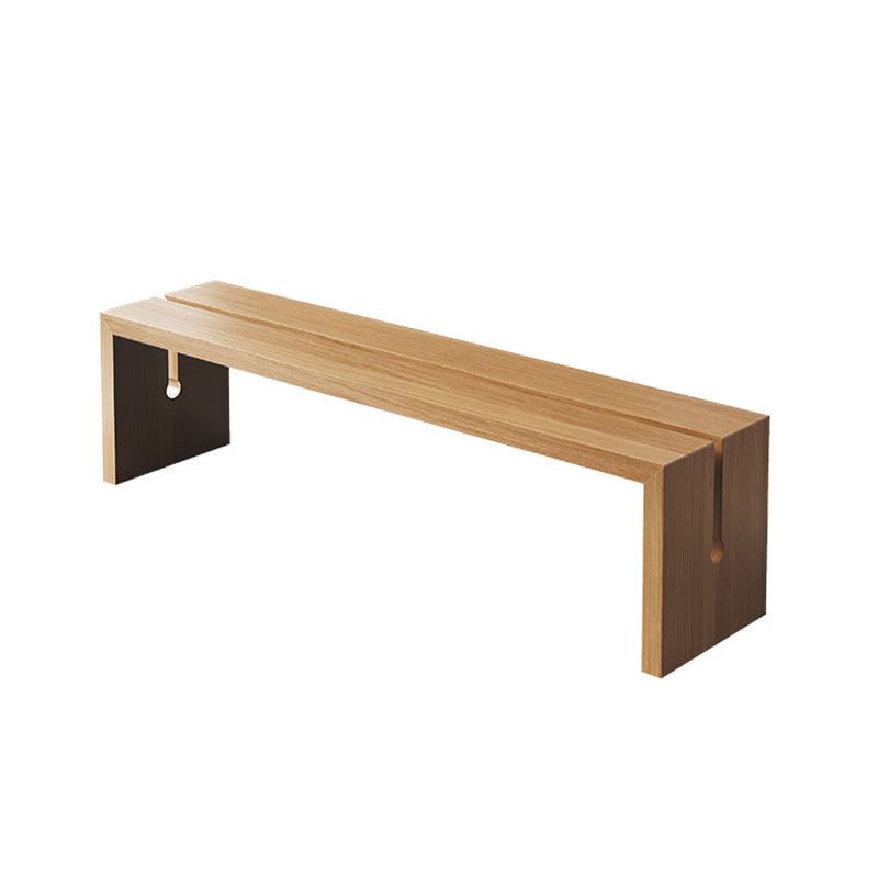 13.65" W Bedroom Bench Modern Style Solid Wood Seating Bench