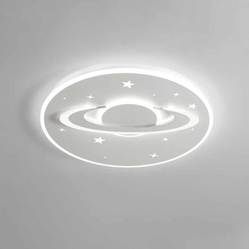 LED Flush Mount Lighting Contemporary White Ceiling Light for Home