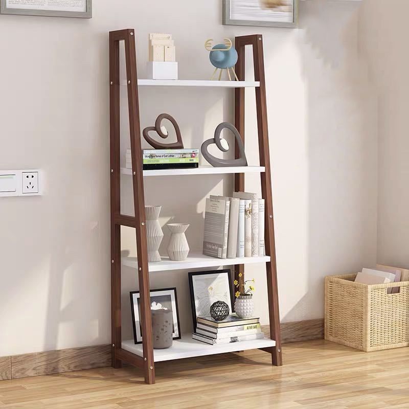 Contemporary Style Bookshelf Open Back Bookcase for Study Room and Office