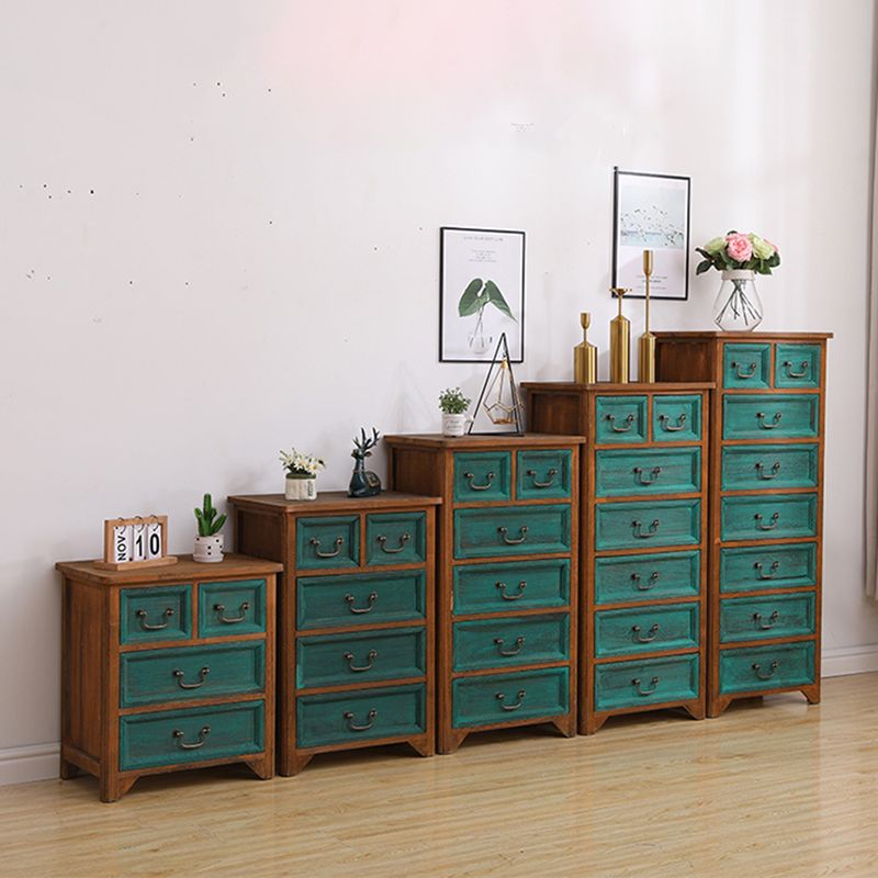 Traditional Solid Wood Storage Chest Vertical Bedroom Dresser