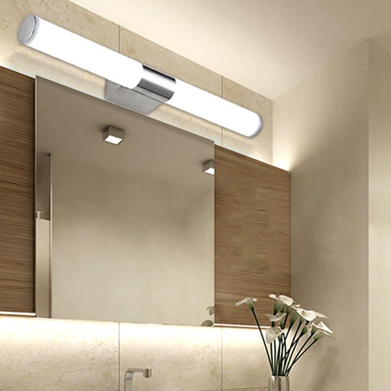 White Wall Vanity Light Creative Minimalist Vanity Strip Light for Bathroom