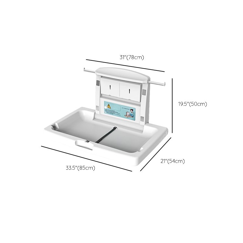 Modern Baby Changing Table Matte Finish Folding Changing Table