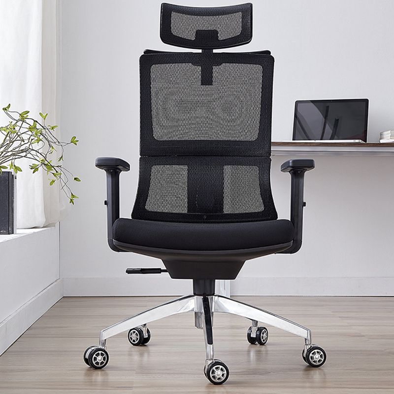 Modern Removable Arms Office Chair Tilt Mechanism No Distressing Ergonomic Desk Chair