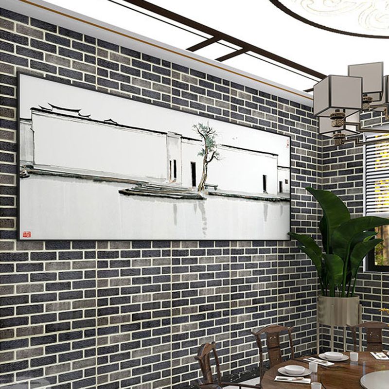 Industrial Style 3D Wall Plank Brick Wall Panels Peel Stick Installation