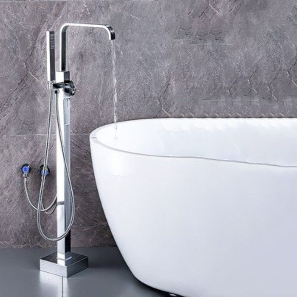 Modern Freestanding Bathtub Metal Faucet Freestanding Tub Faucet