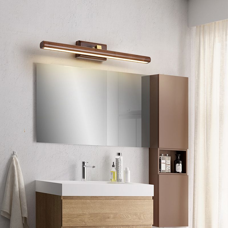 Applexion murale à LED moderne miroir en bois éclair éclairage de salle de bain commode éclair