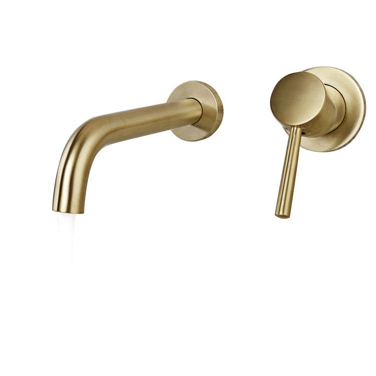 Wall Mounted Bronze Tub Filler Double Handles Bathtub Spout Tub Faucet Trim