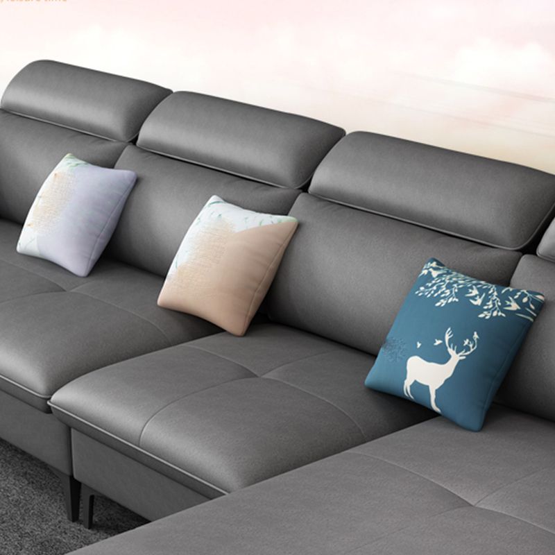 Modern Modular Sectional with Storage and USB for Four People