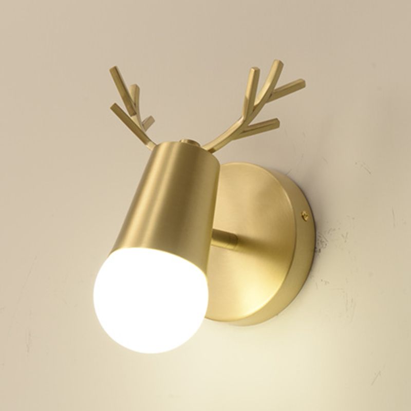 Geometrische ijdelheid verlichting moderne stijl metaal multi -lights ijdelheid muur sconce in goud