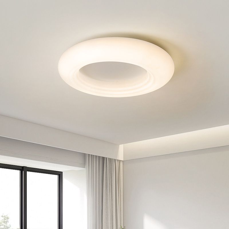 Modernism Flush Mount Ceiling Light White Flush Lighting for Bedroom