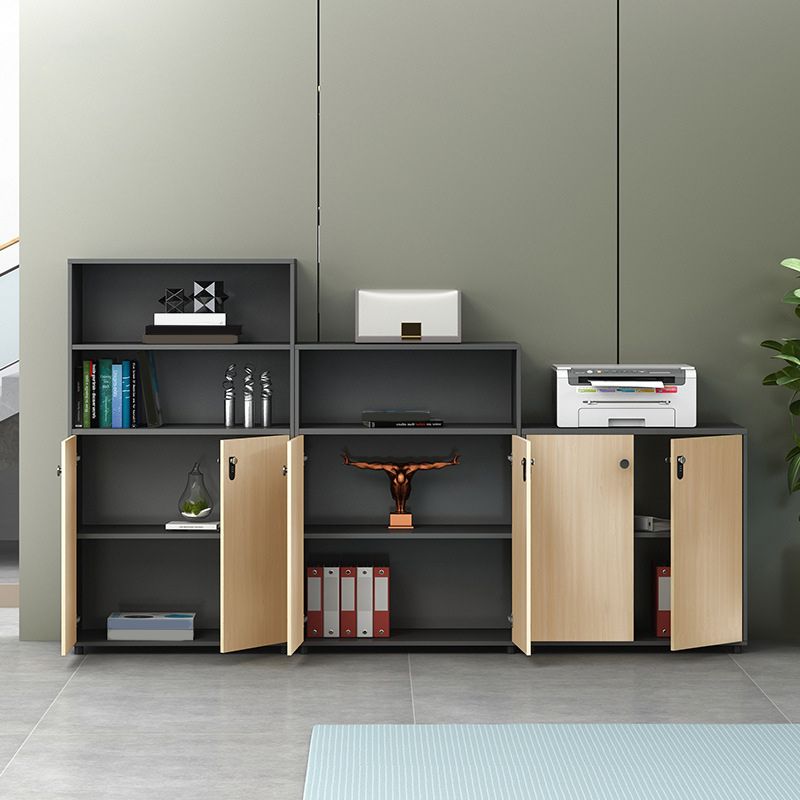 Modern File Cabinet Wooden Filing Cabinet with Lock Storage for Office