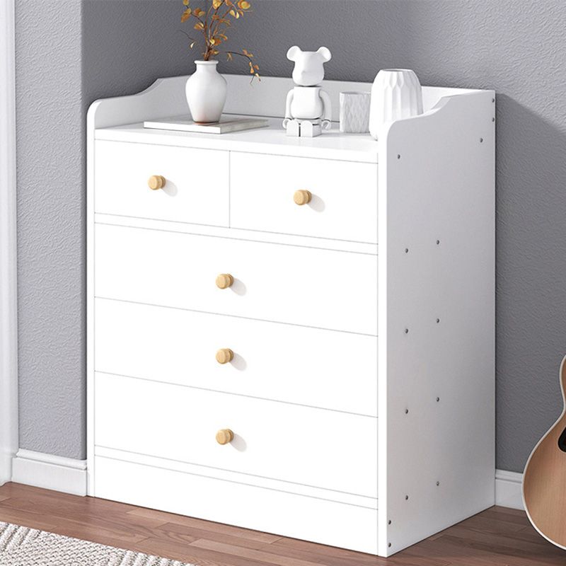 Modern Wooden Accent Chest with Drawers Scratch Resistant Chest