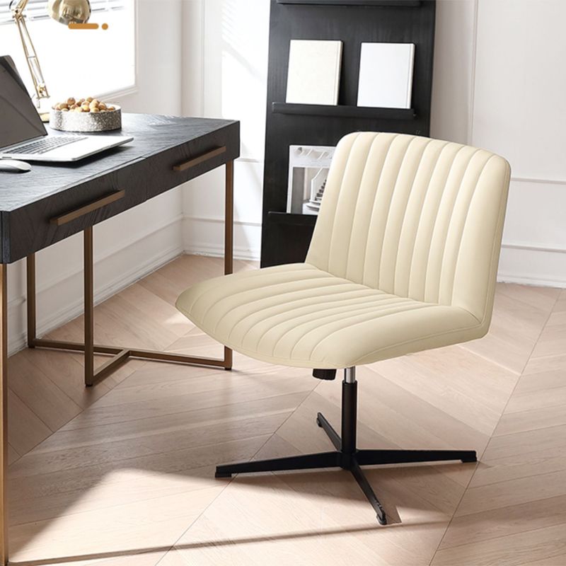 Contemporary No Arm Task Chair No Wheels Conference Chair for Office