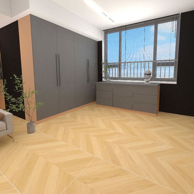 Modern Style Waterproof Floor Tile Wooden Effect Straight Edge Rectangle Floor Tile