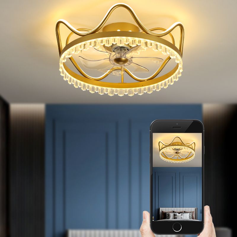 Pendentif de plafond rond en métal MODERNE MODERNE 2 lumières LED Flush Light pour la chambre