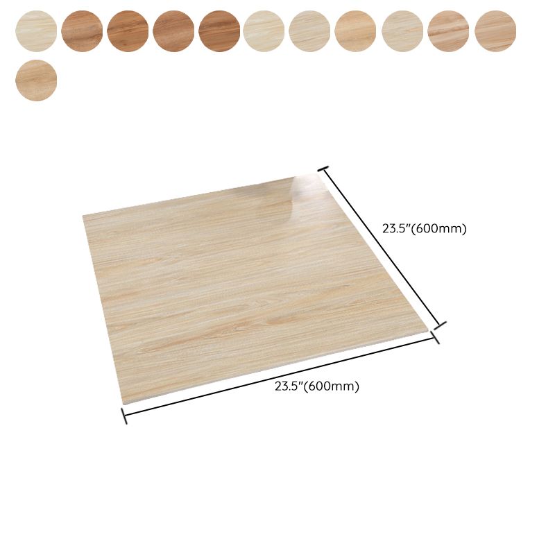 Glazed Square Floor Tile Porcelain Floor Tile with Wooden Pattern