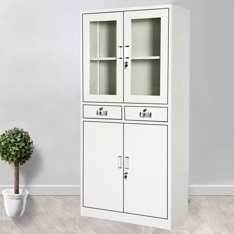 Vertical Filing Cabinet Contemporary Silver File Cabinet with Lock and Storage