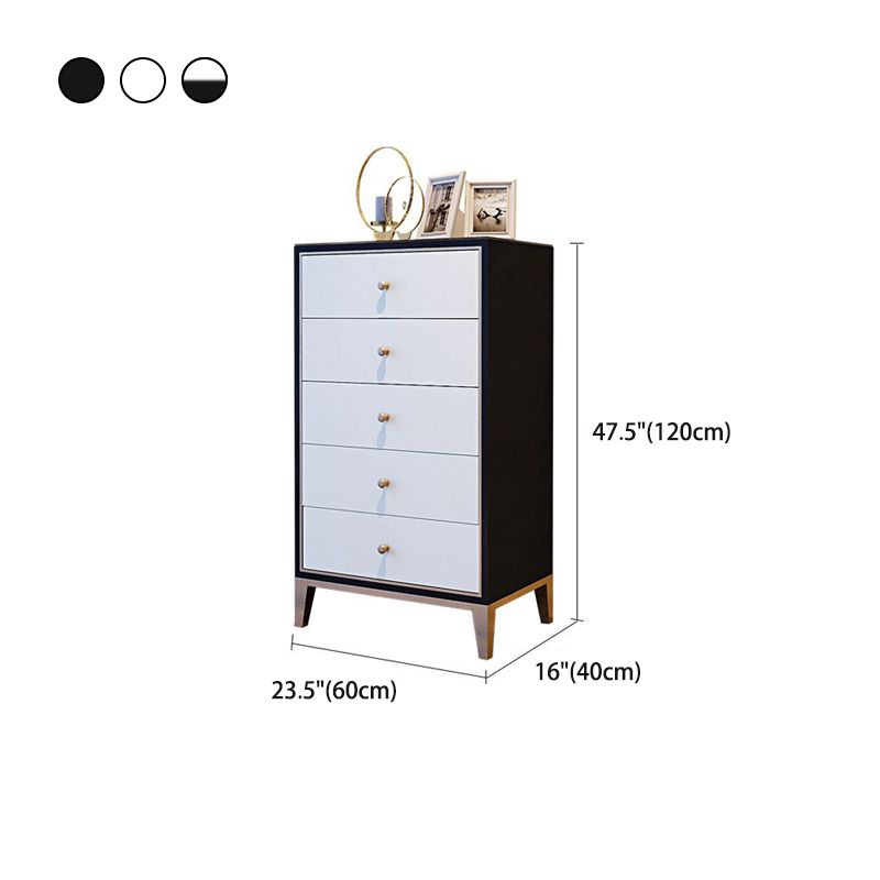 3 / 4 / 5 Drawers Wooden Lingerie Chest Modern Bedroom Vertical Storage Chest